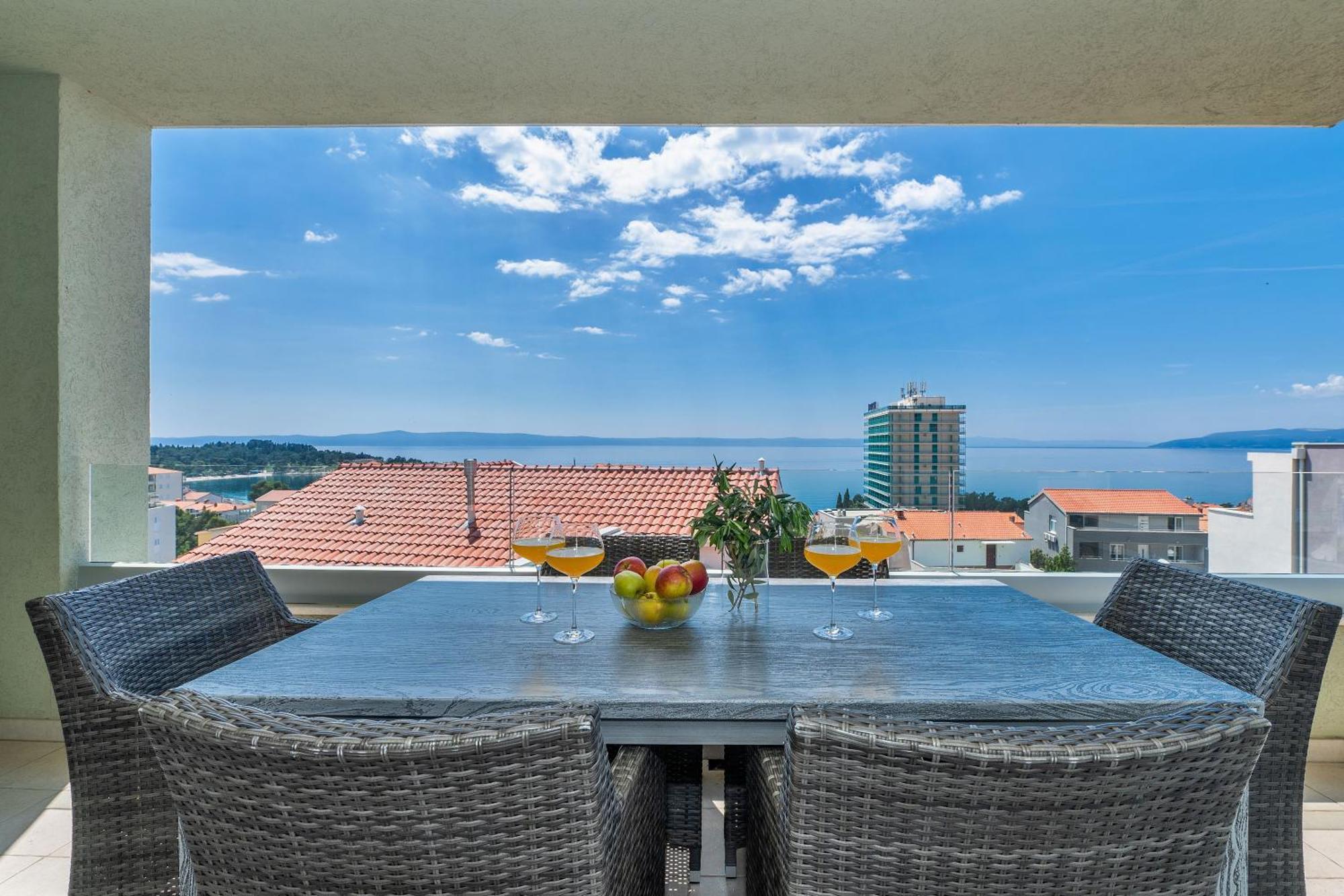 Luxury Apartment Stockholm -Sea&City View Makarska Exterior foto